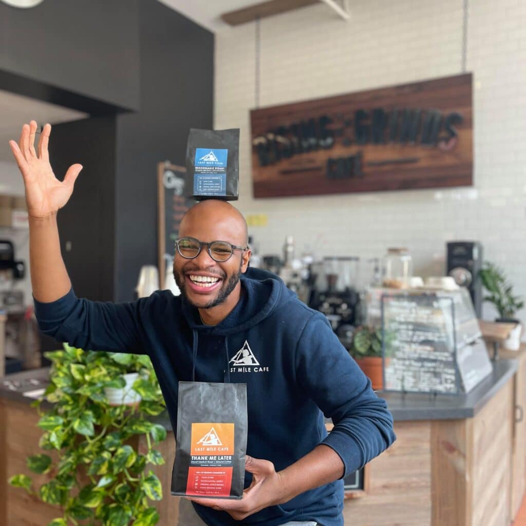 Arick Davis at Last Mile Cafe